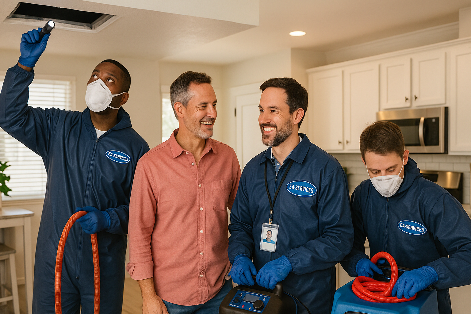 Professional cleaning team working in Gilbert